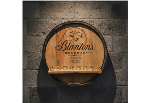 Blanton bourbon barrel head - bourbon,